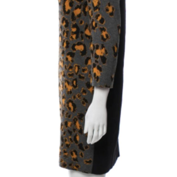 Sandro Knit Leopard Mini Dress - Picture 3 of 7